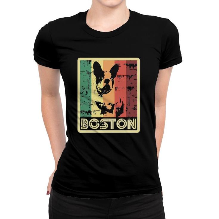 Boston Terrier  For Small Dog Lovers - Boston Art Women T-shirt