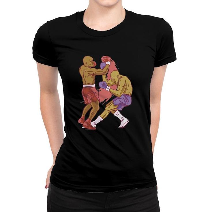 Boxers Fighting Match Boxing Lover Women T-shirt