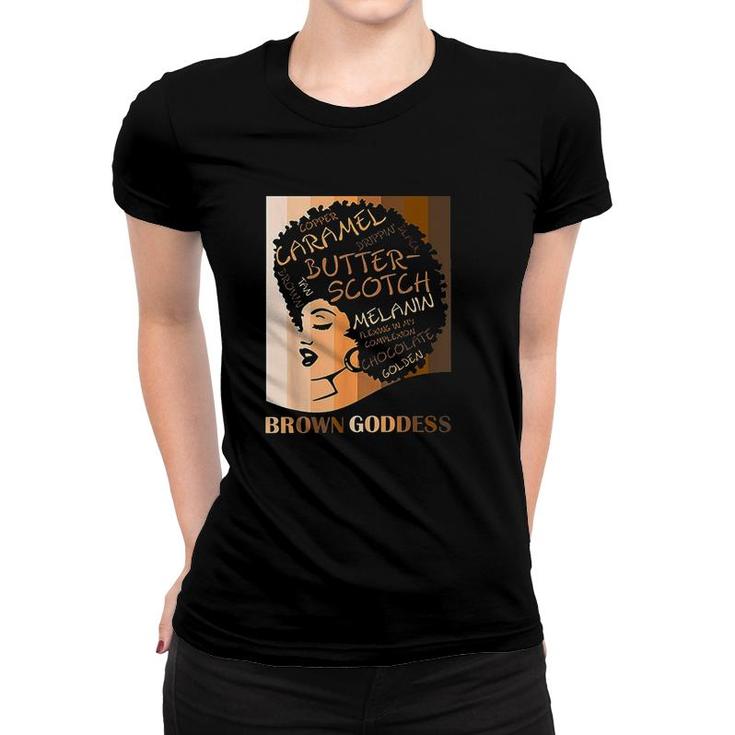Brown Goddess Women T-shirt