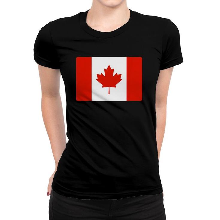 Canadian Flag Of Canada Ca Souvenir Gift Men Women Kids Women T-shirt