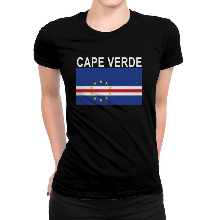 Cape Verde Flag Verdean National Pride  Women T-shirt