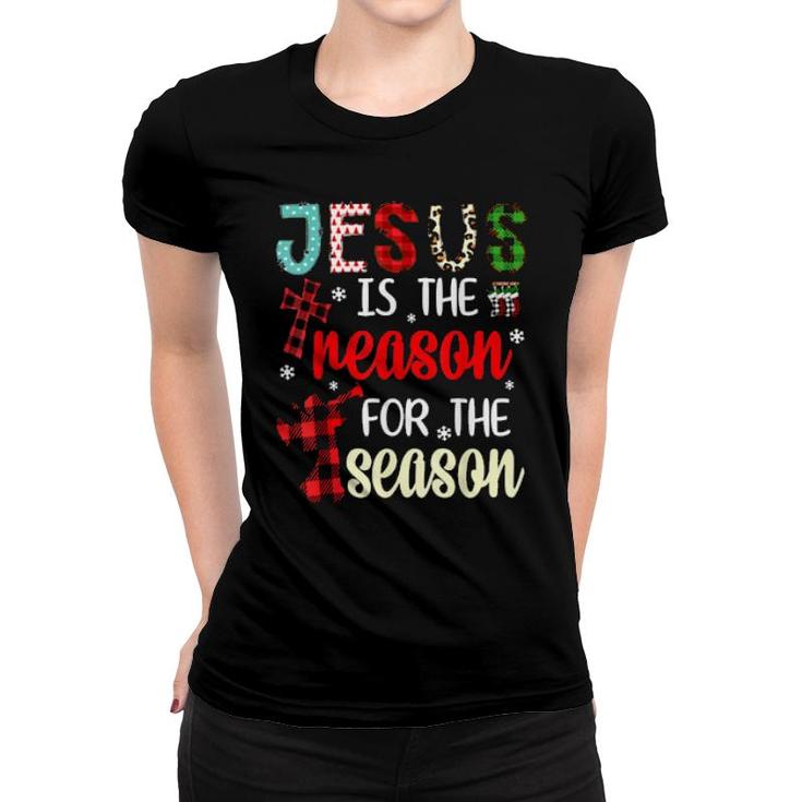 Christian Jesus The Reason Christmas Pajamas  Women T-shirt