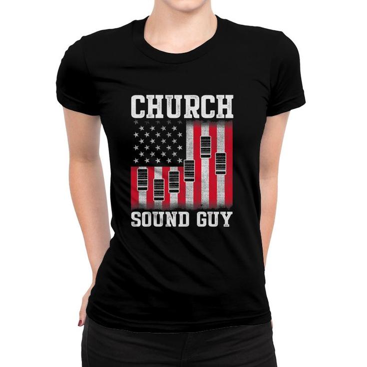 Church Sound Guy Instrument Audio Tech Engineer Da1 Ver2 Women T-shirt