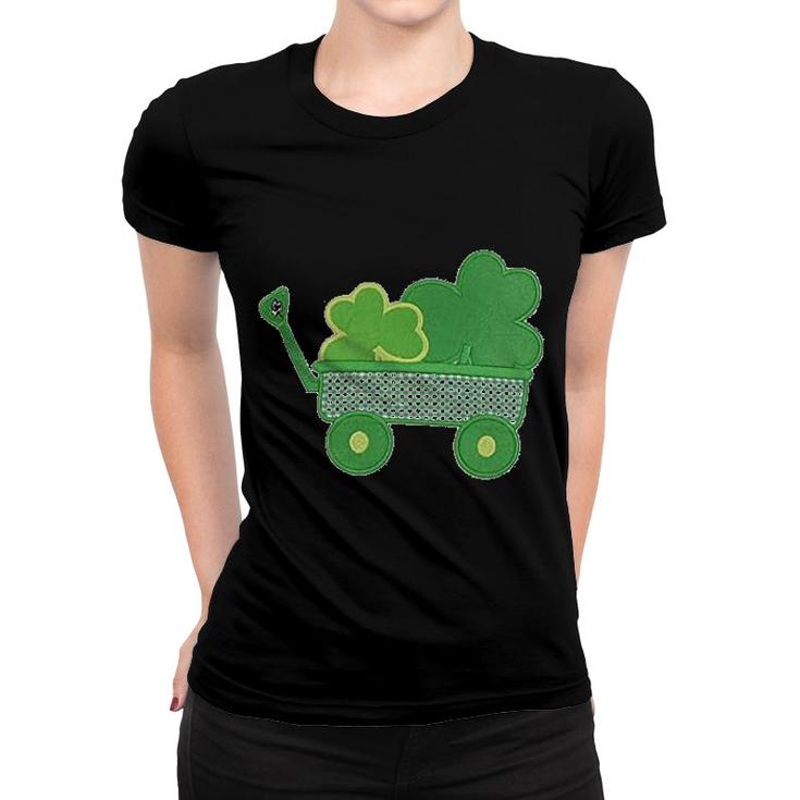 Clover Patch Wagon St Patricks Day Women T-shirt