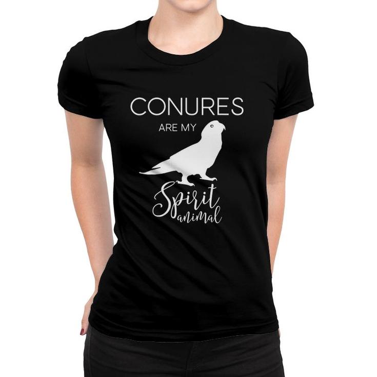 Conure Parrot Bird Spirit Animal Women T-shirt