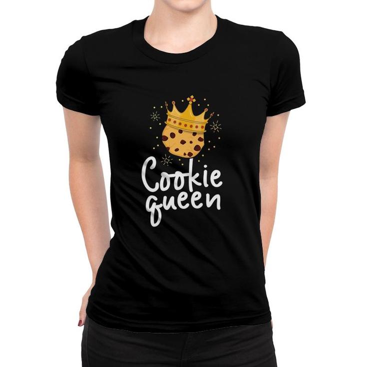 Cookie Queen Cute Chocolate Chip Foodie Gift Girls Women Women T-shirt