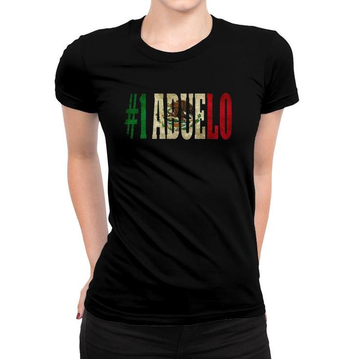 Cool Abuelo Gift Mexican  For Mexican Flag Women T-shirt