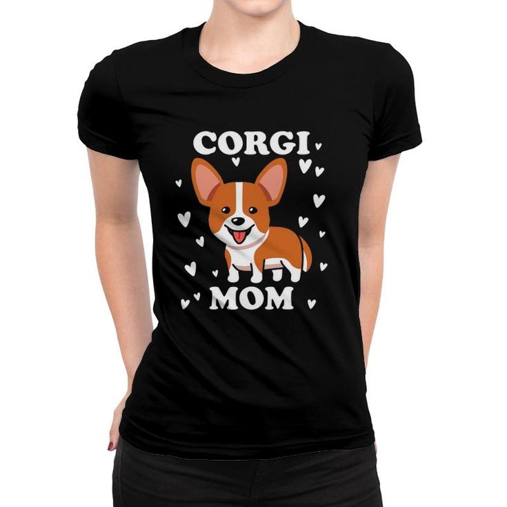 Corgi Mom Mother's Day Pet Lover Women T-shirt