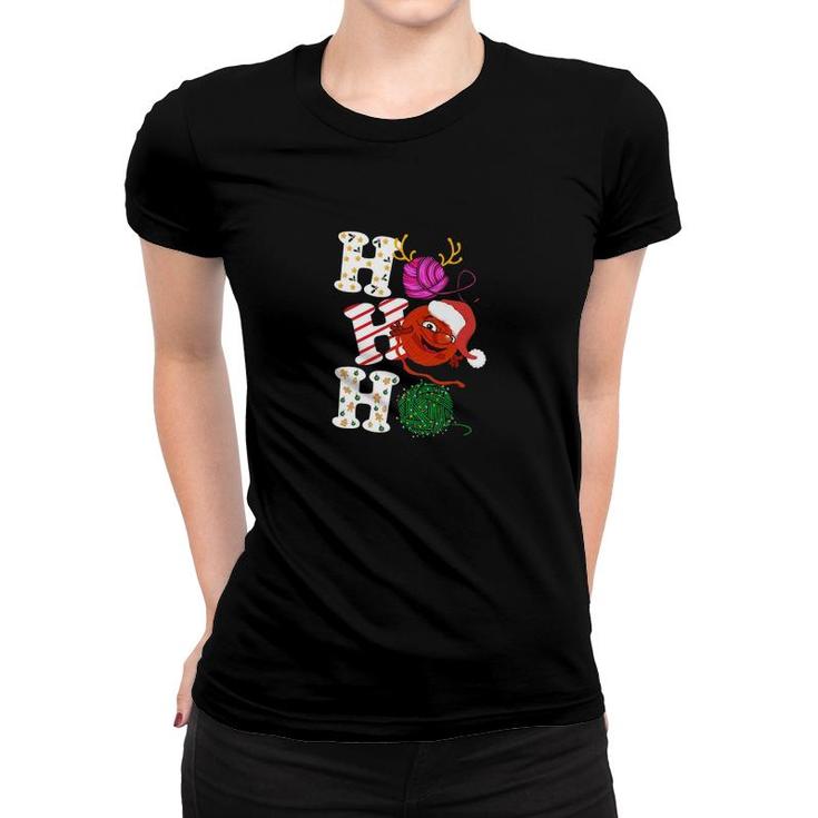 Crochet Ho Ho Ho Women T-shirt