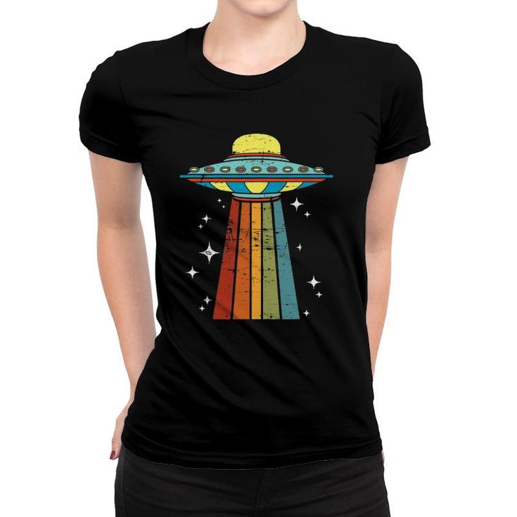 Cute Alien Extraterrestrial Kids Ufo Abduction Science Alien Women T-shirt