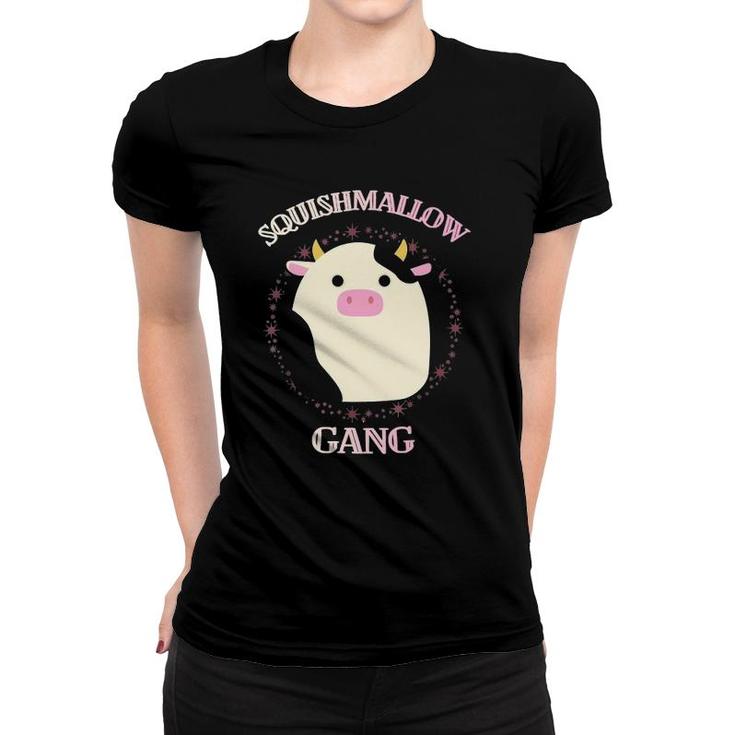 Cute Conner Cow Squishmallow Gang Women T-shirt