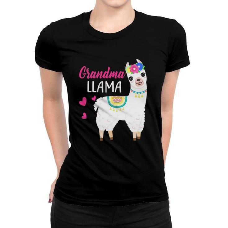 Cute Grandma Llama  For Women Women T-shirt