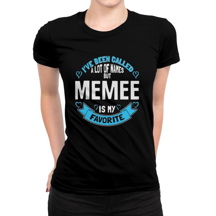 Cute Memee For Grandmother - Gift For Memee Women T-shirt
