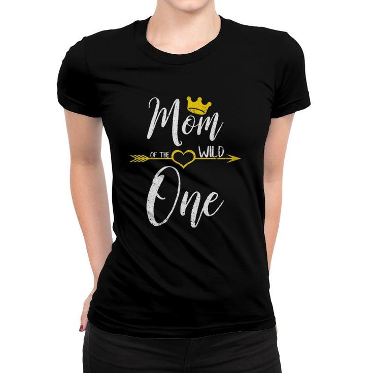 Cute Mother's Day Gift Mom Of The Wild One Women T-shirt