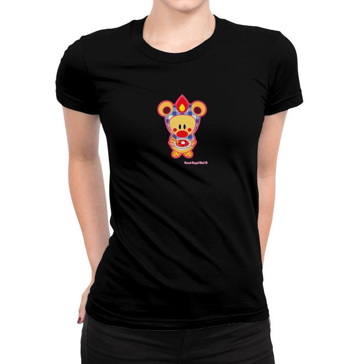 Cute Sweet Angel Bird Bear With Borsch Designer Women T-shirt