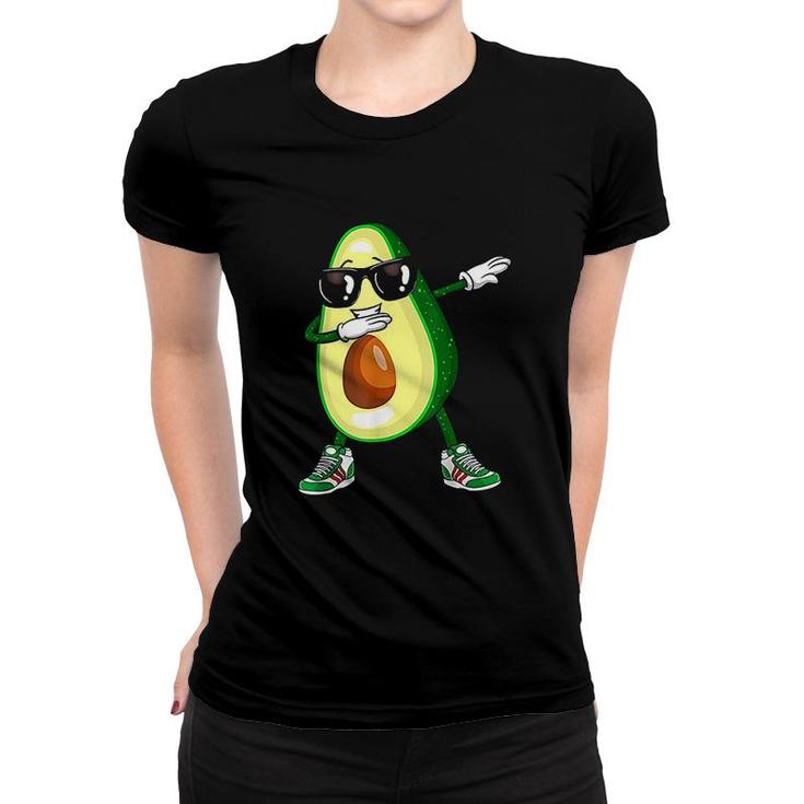 Dabbing Avocado Funny Women T-shirt