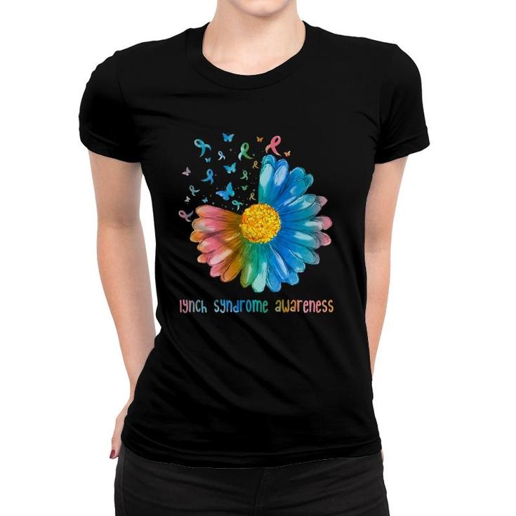 Daisy Butterfly Lynch Syndrome Awareness Women T-shirt