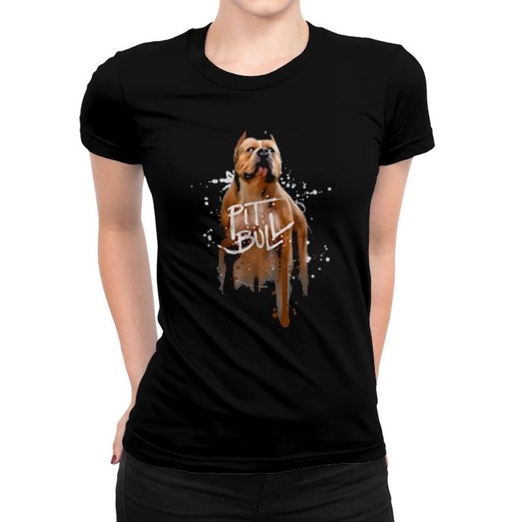 Dog Pitbull Adopt  Women T-shirt