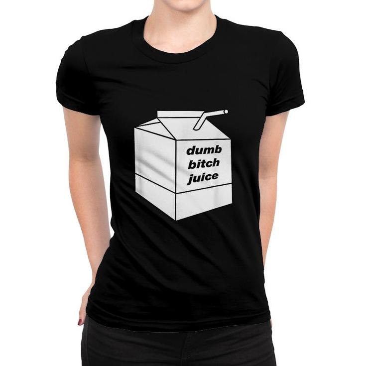 Dumb  Juice Milk Carton Women T-shirt