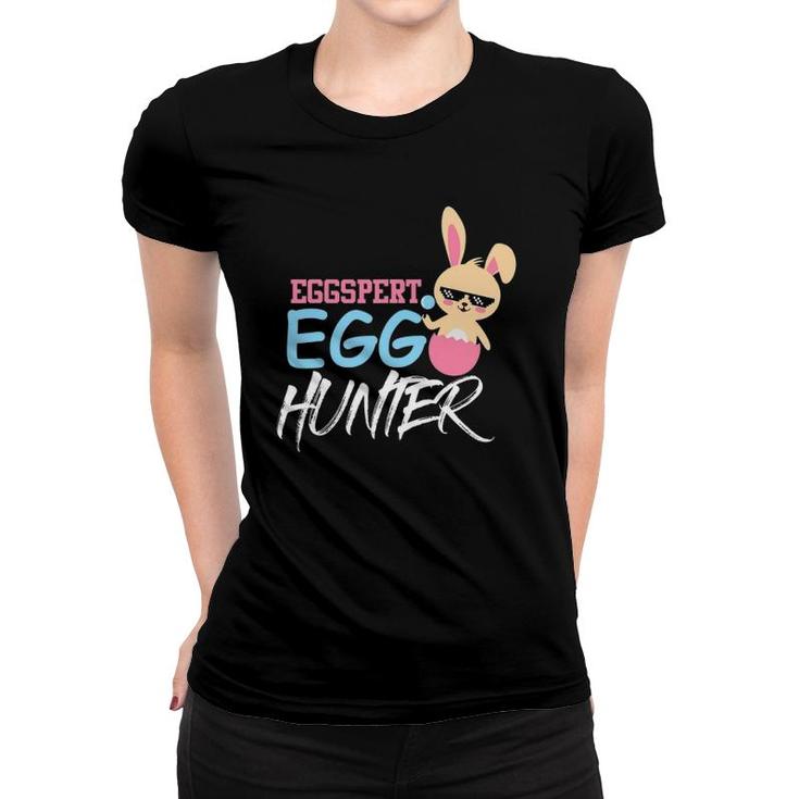 Eggspert Egg Hunter Funny Easter For Men Women Kids Women T-shirt