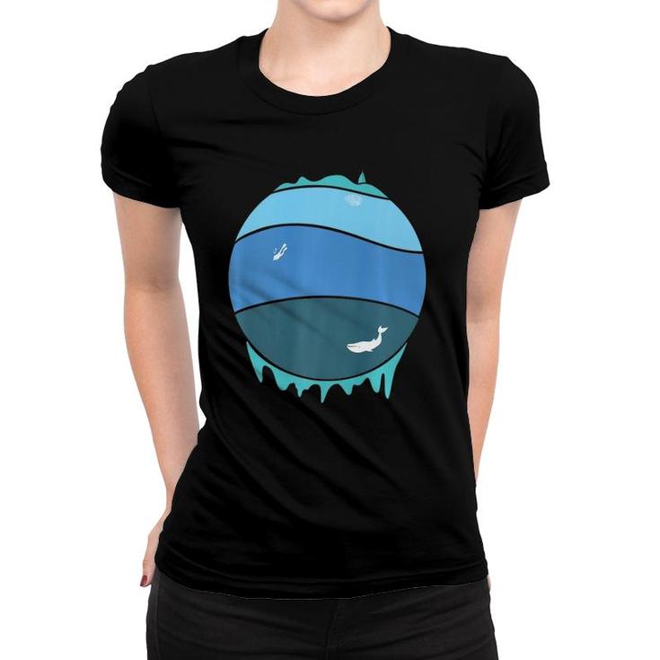 Eleventy Ocean Fitted Gift Women T-shirt