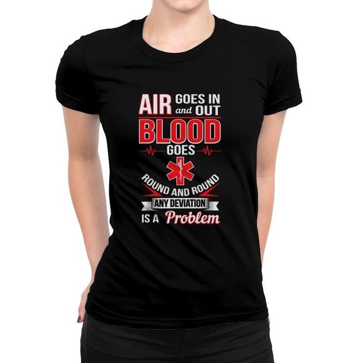 Emt Funny First Responder Gift Paramedic Ems Nurse Emt Women T-shirt
