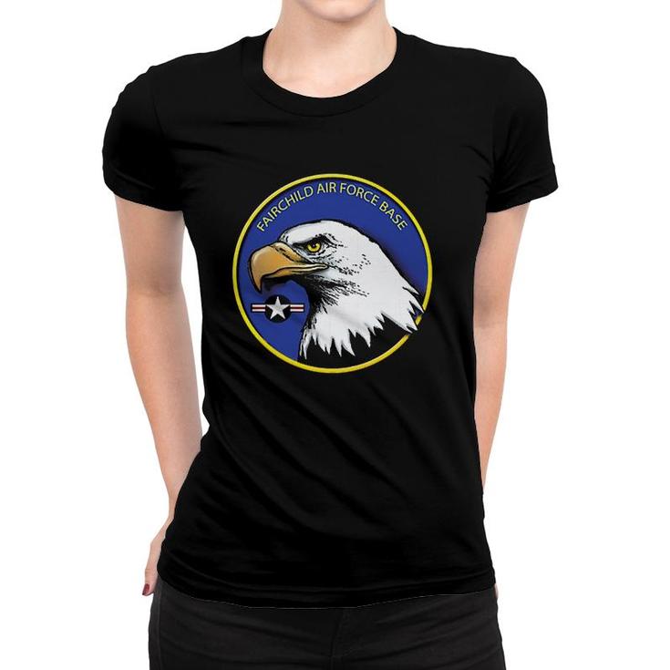 Fairchild Air Force Base Eagle Emblem Women T-shirt