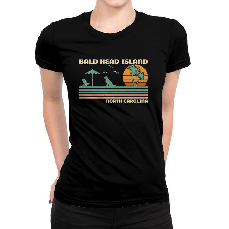 Family Vacation Retro North Carolina Bald Head Island Women T-shirt