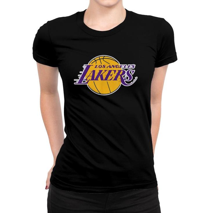 Fans-Lakers-Gift For Los Angeles I Heart Basketball Women T-shirt