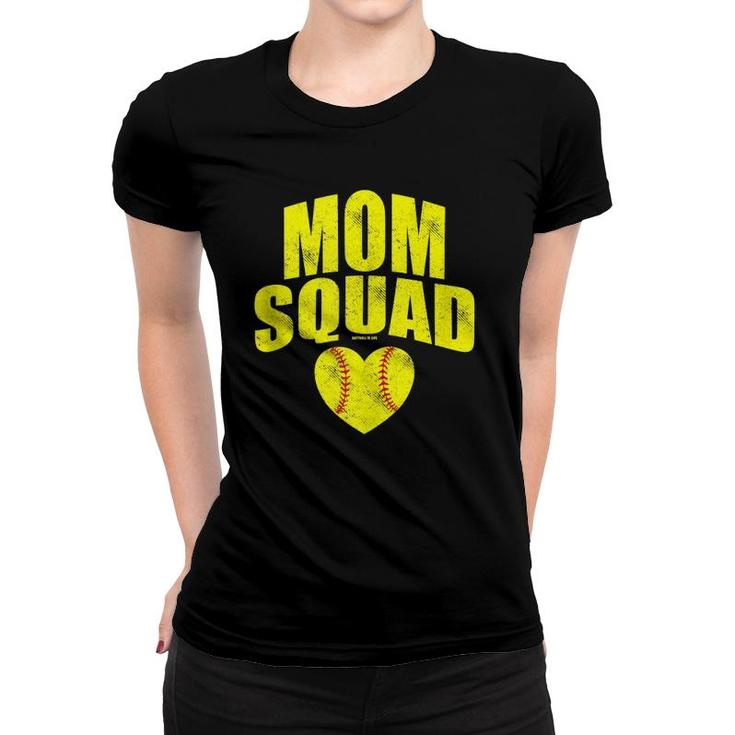Fastpitch Mom Funny Softball  Women T-shirt