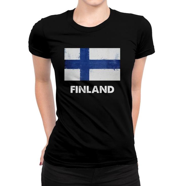 Finland Flag  Republic Of Finland Women T-shirt
