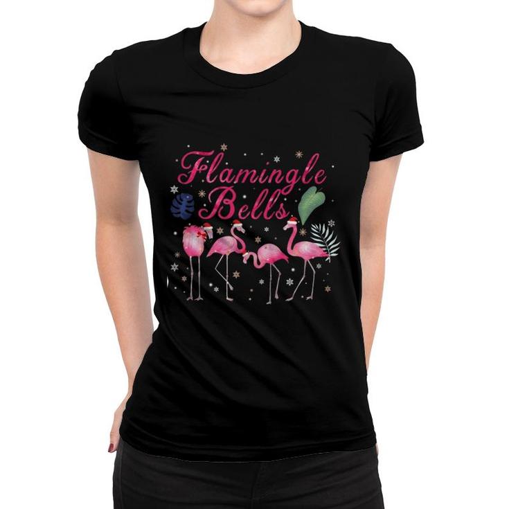 Flamingo Bells Women T-shirt
