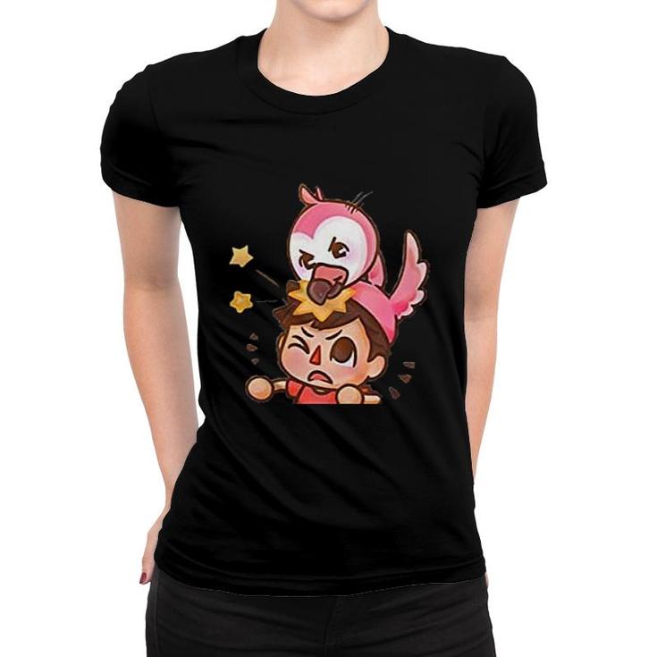 Flamingo Boy And Girls Women T-shirt