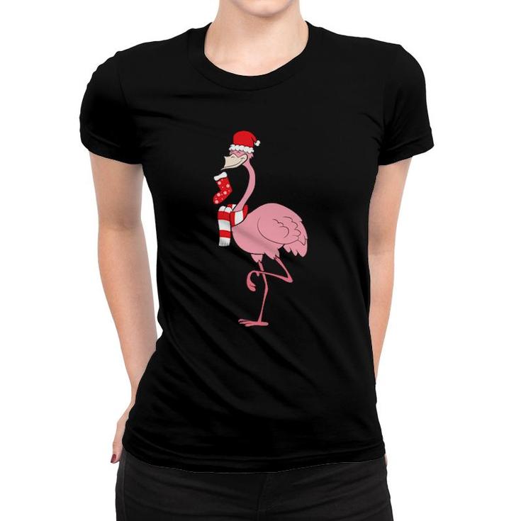 Flamingo Christms  Women T-shirt