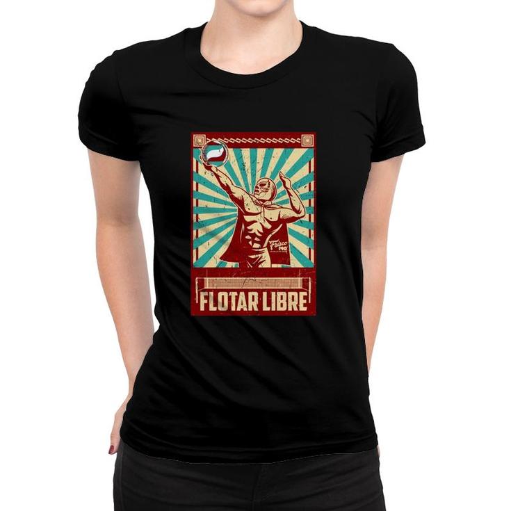 Flotar Libre Volleyball Sticker  Women T-shirt
