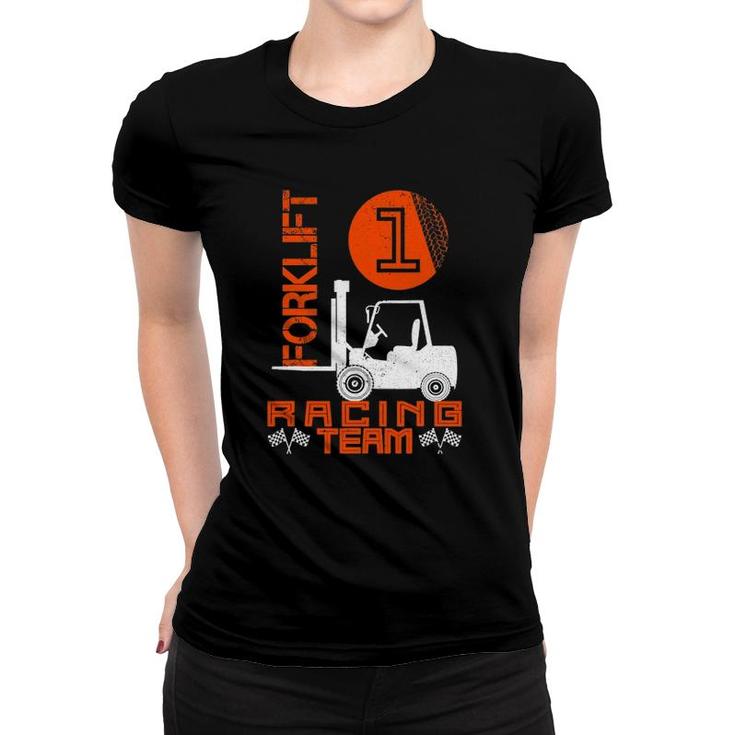 Forklift Driver Forklifter Forkstacker Fork-Lift Truck No 1 Ver2 Women T-shirt