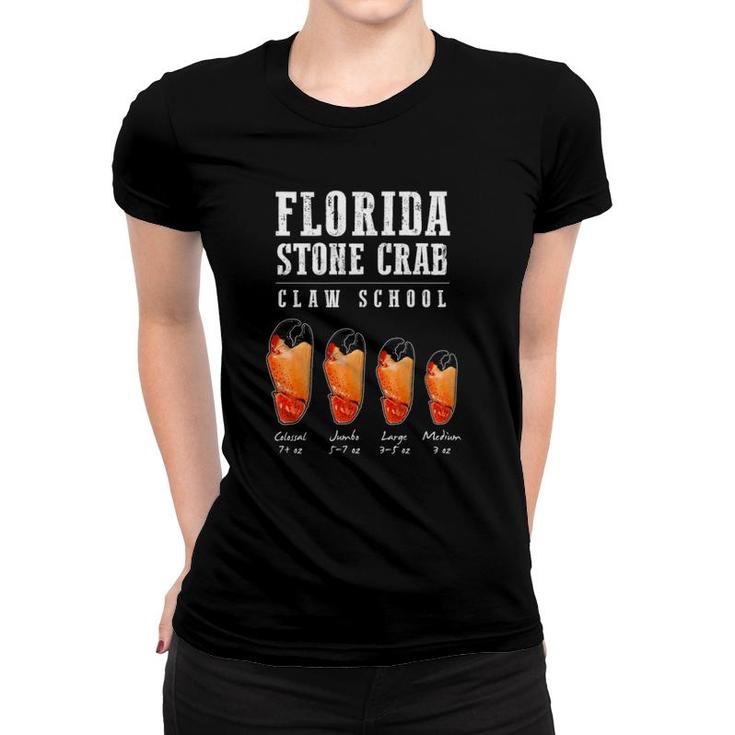 Fresh Florida Stone Crab Claw School Seafood Mustard Sauce Women T-shirt