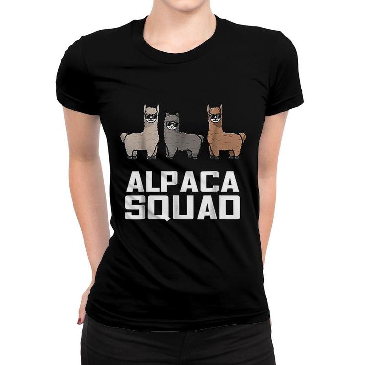 Funny Alpaca  For Alpaca Squad Lovers Women T-shirt
