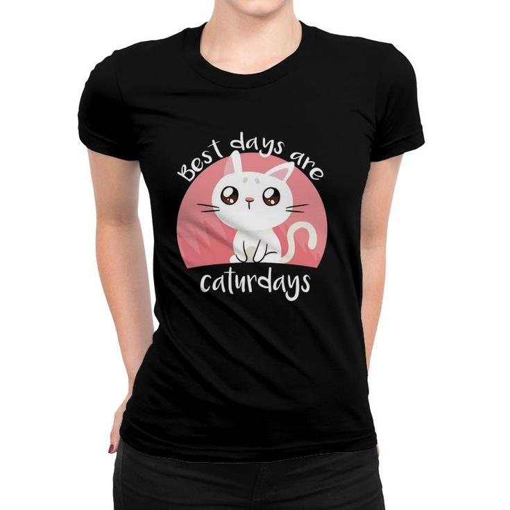 Funny Cat Lover Gift Crazy Cat Lady Fur Mom Ladies Women T-shirt