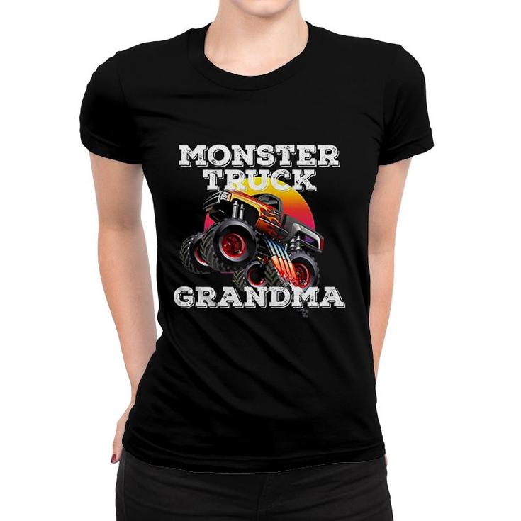 Funny Grandma Monster Truck Women T-shirt