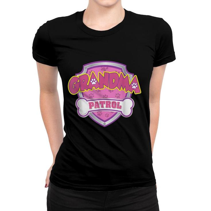 Funny Grandma Patrol Women T-shirt