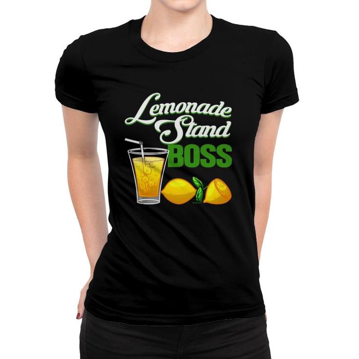 Funny Lemonade Design For Lemon Juice Stand Boss Men Women Women T-shirt