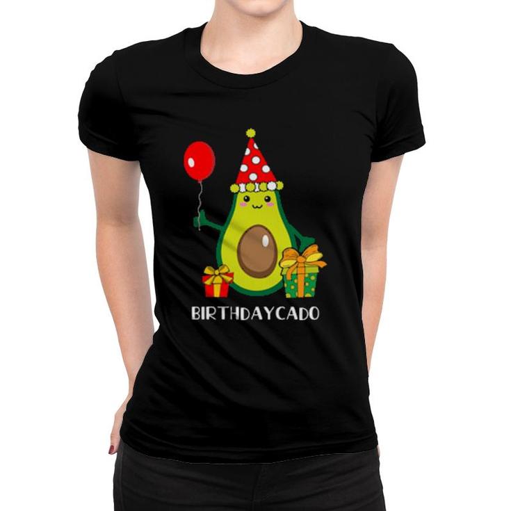 Geburtstagcado Schnurrbart Avocados Papa Vatertag Lustiges Pun Langarm  Women T-shirt