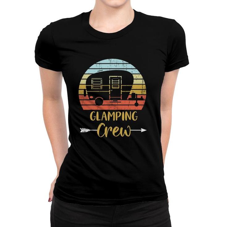 Glamping Crew Funny Girls Camping Trip Women T-shirt