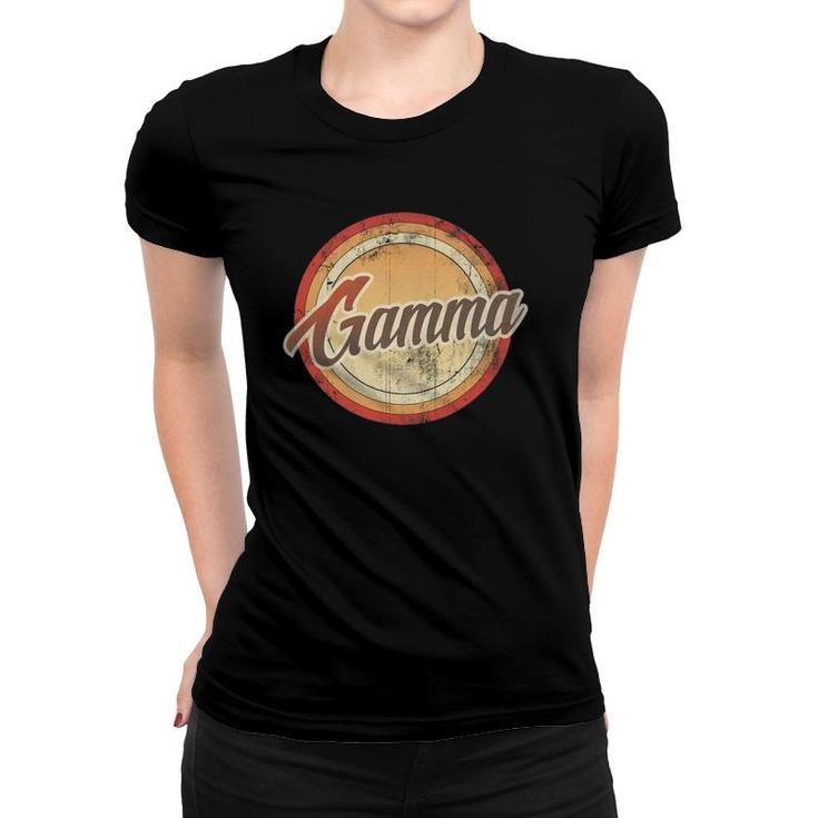 Graphic 365 Gamma Vintage Mother's Day Funny Grandma Gift Women T-shirt