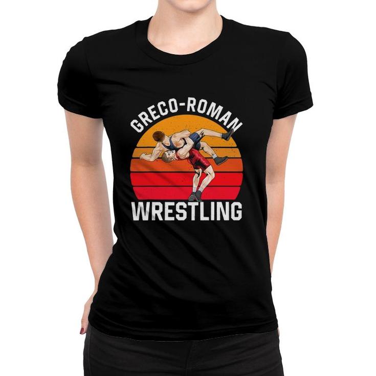 Greco Roman Wrestling Freestyle Wrestler Training Women T-shirt