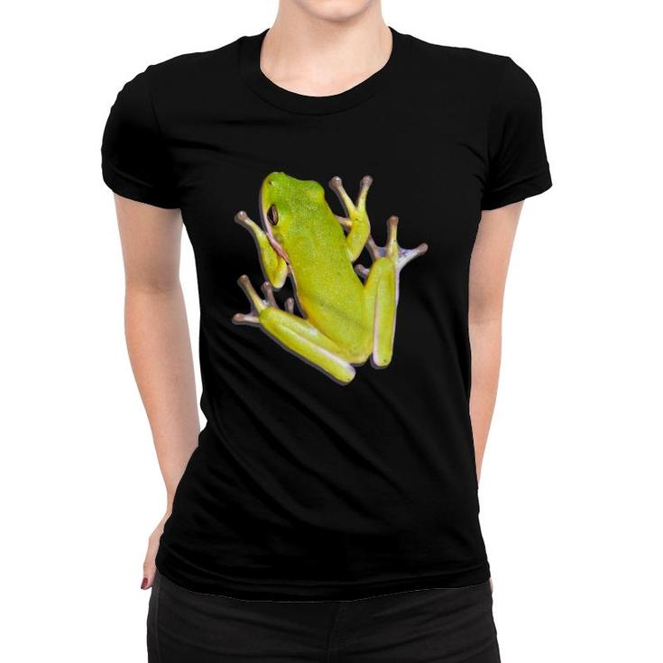 Green Tree Frog Lover Gift Women T-shirt