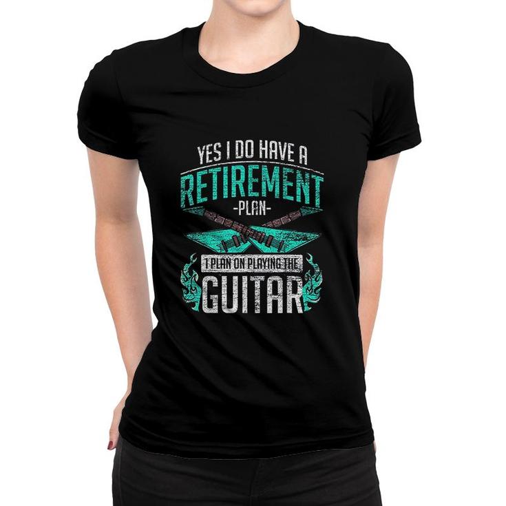 Guitar Retired Guitarist Women T-shirt