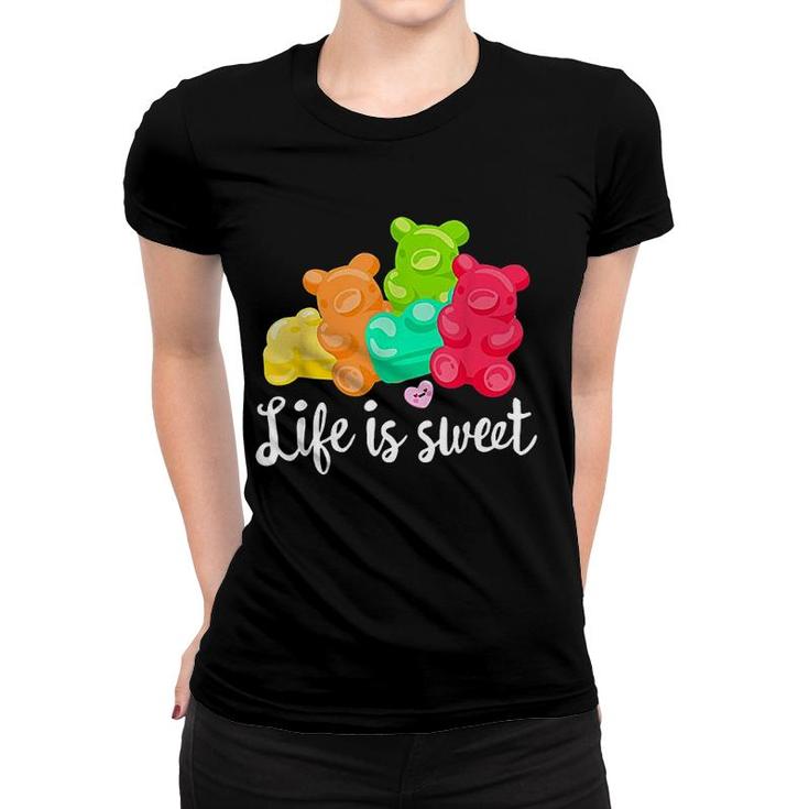Gummy Bears Soft Sugar Candy Fruity Juicy Kids Gift  Women T-shirt