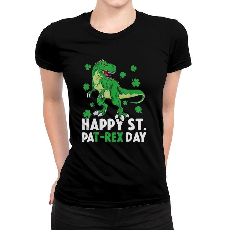 Happy St Pat-Rex Dinosaur Saint Patrick's Day For Boys Girls Women T-shirt